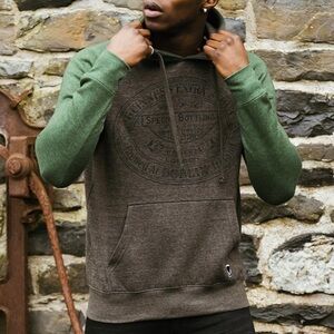 GUINNESS Extra Staut Green and Olive Hoodie | Size M